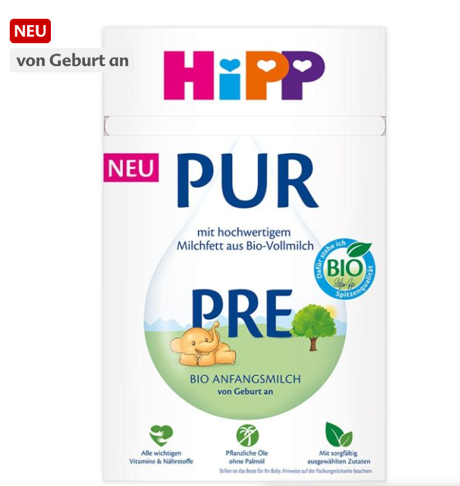 HiPP PRE PUR Anfangsmilch 500g