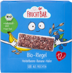 【dm】Fruchtriegel Heidelbeere Banane Hafer ab 12 Monaten (6x23 g), 138 g