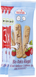 【rossmann】Bio Keks-Riegel mit Dinkel, Himbeere, Erdbeere, Apfel