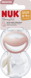 【rossmann】MommyFeel Silikon-Schnuller, 0-9 Monate, rot & beige