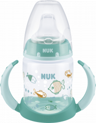 【rossmann】First Choice Trinklernflasche mit Temperature Control, grün, 6-18 Monate