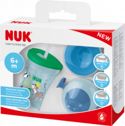 【dm】Trinklernset Evolution, blau/grün, ab 6 Monate, 3 St