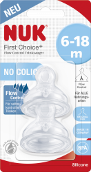 【rossmann】Flow Control Trinksauger First Coice+ 6-18 Monate