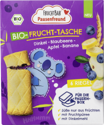 【rossmann】Pausenfreund Bio-Frucht-Tasche Dinkel, Blaubeere, Apfel, Banane