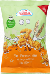 【dm】Kindersnack Linsen-Tiere mit Lauge & Dinkel, ab 3 Jahren, 80 g