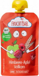 【dm】Quetschie Himbeere, Apfel, Vollkorn ab 6 Monaten, 100 g