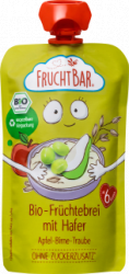 【dm】Quetschie Früchtebrei mit Hafer, Apfel, Birne, Traube ab 6 Monaten, 120 g
