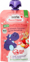 【dm】Quetschie Pausenfreund Erdbeere, Banane, Reisdrink, ab 3 Jahren, 120 g