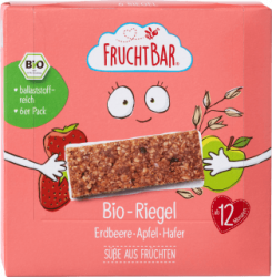 【dm】Fruchtriegel Erdbeere, Apfel, Hafer ab 12 Monaten (6x23 g), 138 g