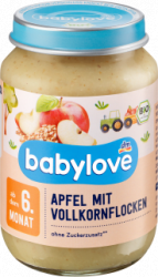 【dm】Frucht & Getreide Apfel mit Vollkornflocken, ab dem 6.Monat, 190 g
