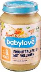 【dm】Frucht & Getreide Früchteallerelei mit Vollkorn ab dem 6. Monat, 190 g