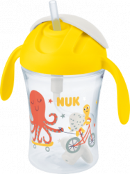 【dm】Trinkhalmbecher Motion Cup gelb, 230 ml, 1 St