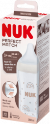 【dm】Babyflasche Perfect Match, beige, ab 3 Monaten, 260 ml, 1 St