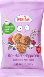 【dm】Kindersnack Hafer-Häppchen, Waldbeere, Apfel & Hafer ab 12 Monaten, 40 g