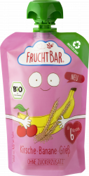 【rossmann】Bio Fruchtpüree Kirsche, Banane, Grieß
