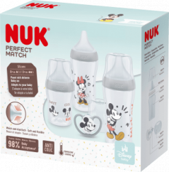 【dm】Flaschen- und Schnuller-Set Perfect Match Disney Mickey 4tlg, 1 St