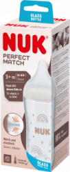 【dm】Babyflasche aus Glas Perfect Match, weiß, ab 3. Monat, 230 ml, 1 St