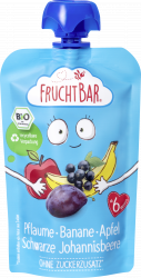 【rossmann】Bio Fruchtpüree Pflaume, Banane, Apfel & Schwarze Johannisbeere