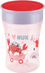 【dm】Trinklernbecher Evolution Magic Cup rot/lila, 230 ml, 1 St