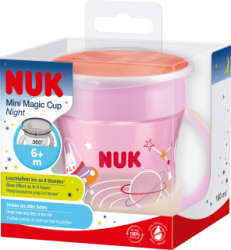 【dm】Trinklernbecher Mini Magic Cup Night rosa, 160 ml, 1 St